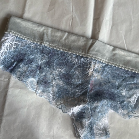 NWT PINK Victoria’s Secret Vintage Floral Lace Lingerie Cheekster Panty. Large. - Picture 6 of 13